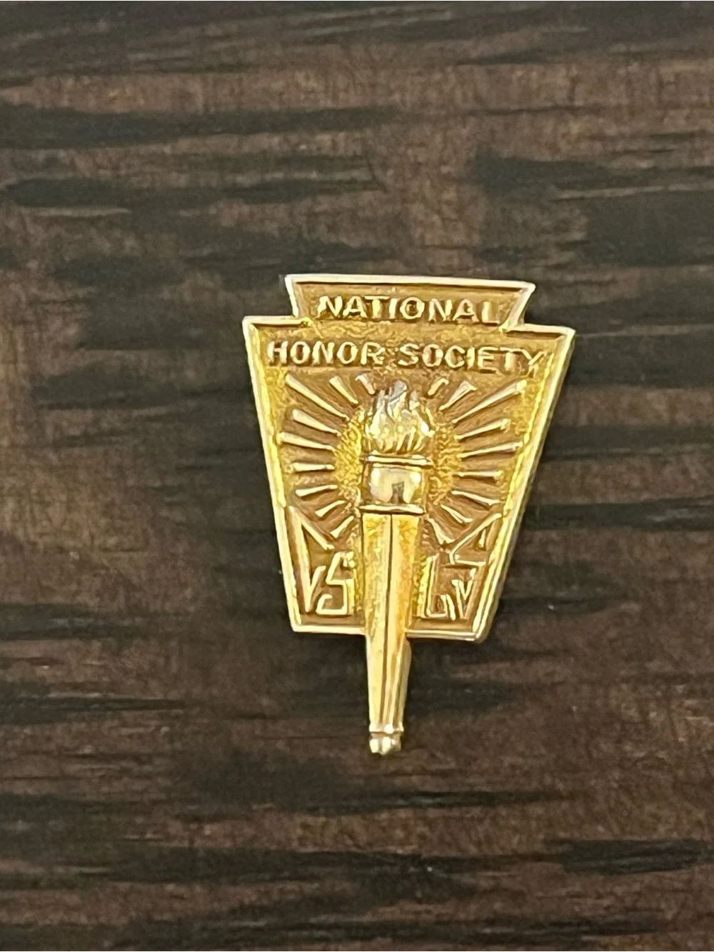 VTG 10K Solid Gold Josten National Honor Society Pin Giveaway1940s WWII Era